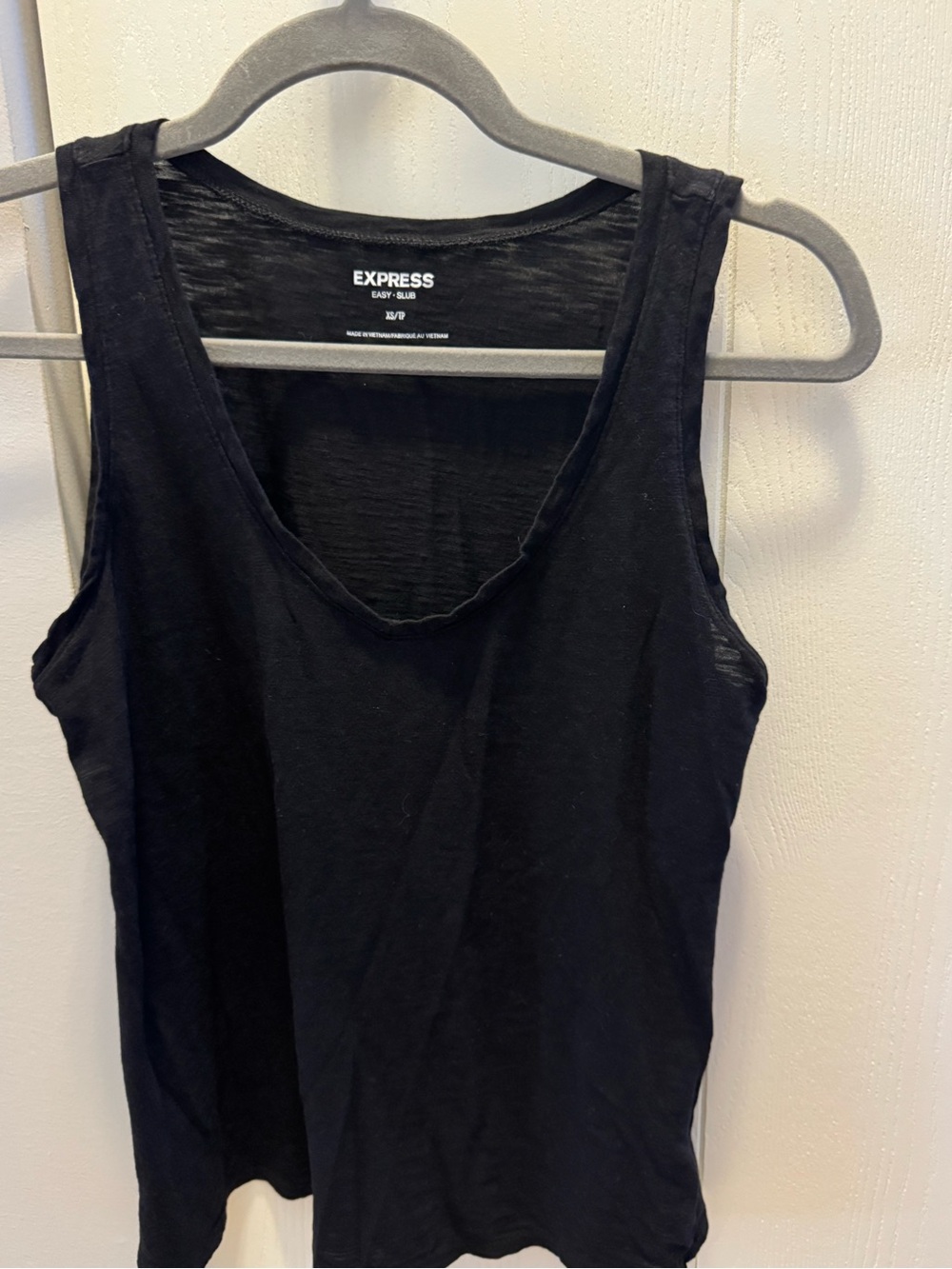 Express Black Scoop Neck Tank Top